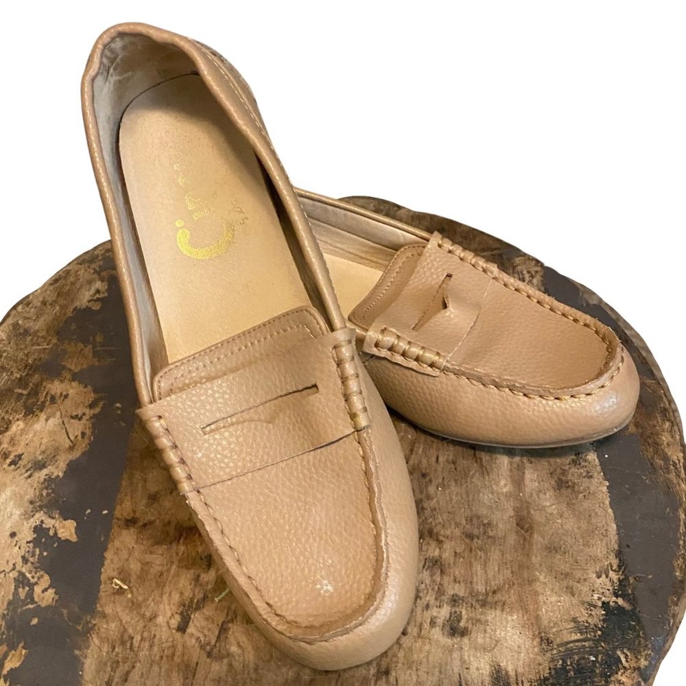 Loafers, Circus, tan, size 6